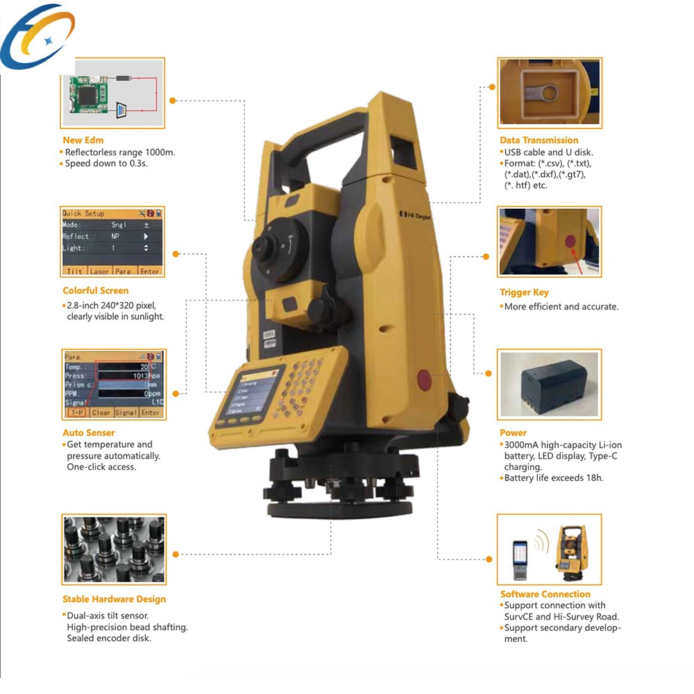 Advanced Technology Made in China Zts421 Laser Total Station