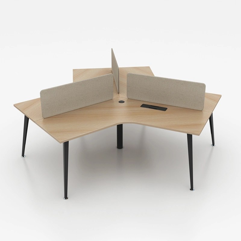 Office Furniture Manufacturer Modern Office Table 120 Degrees Staff Desk