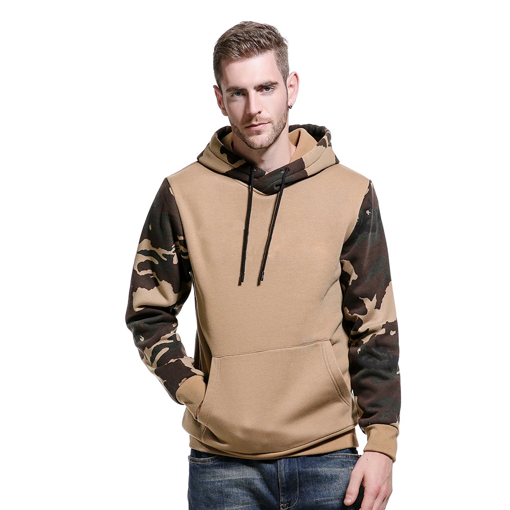 Camouflage Suéter de color Suéter de tamaño grande suelto Mayoristas Boy Sports Usa el suéter con capucha