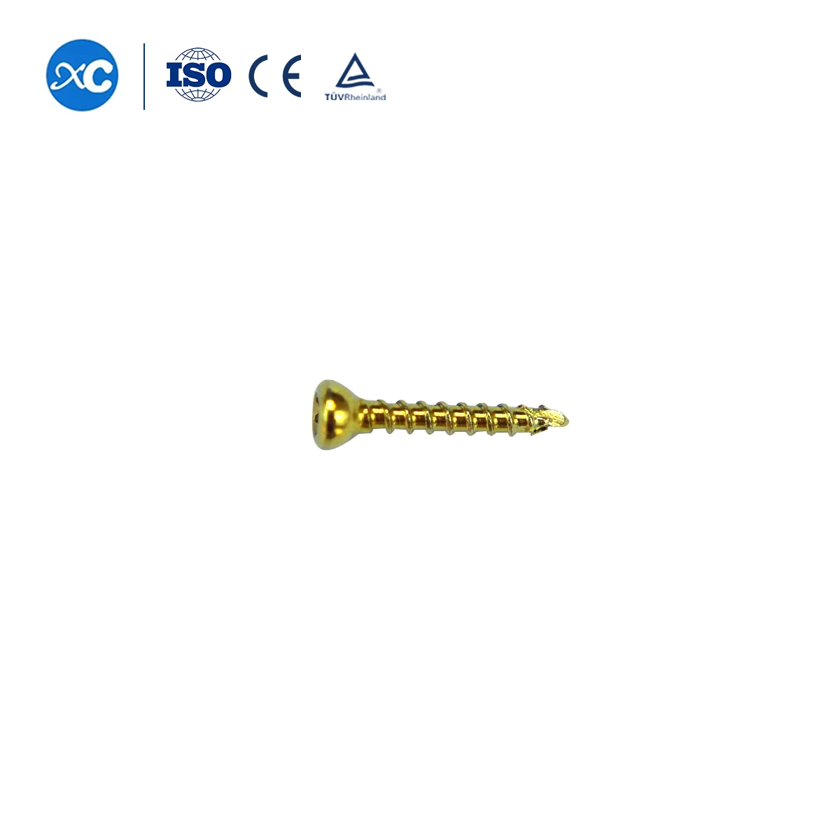 Implantes ortopédicos veterinarios Mini 1.6 2.4 3.2 4.0 mm el tornillo de titanio