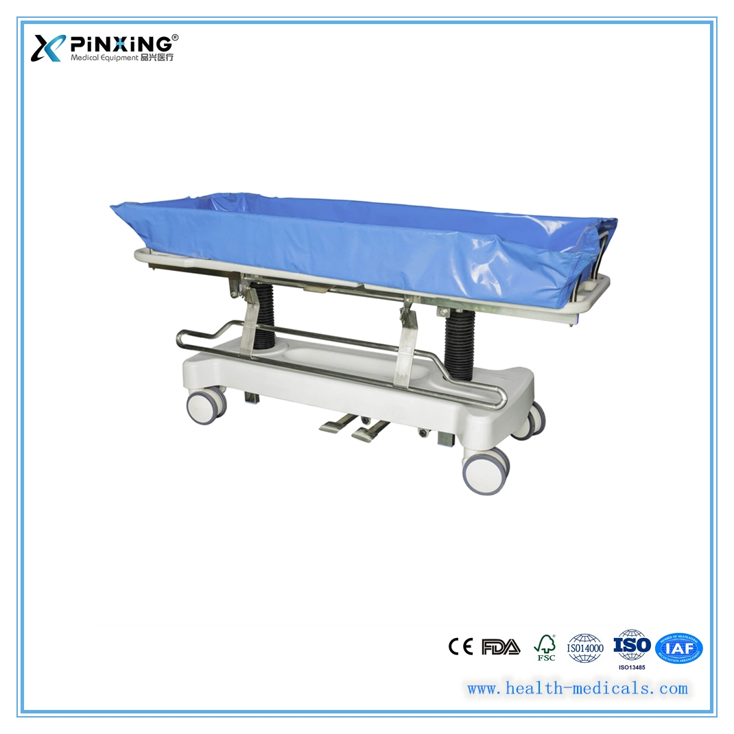 Metal Frame ISO13485 Approved Bed with Mattress Shower Trolley with Good Service