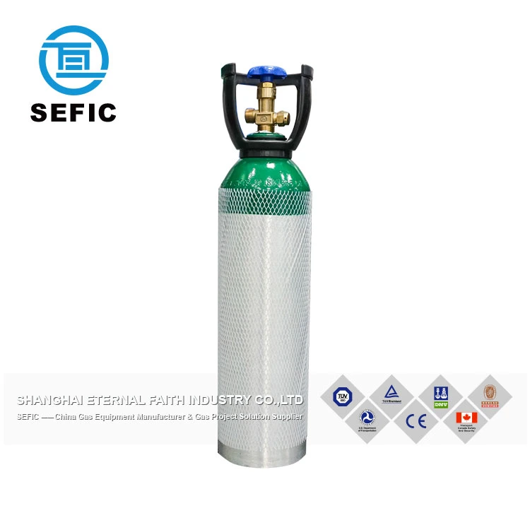 Hot Product High Pressure 2-80L Aluminum Cylinders for Industrial/Medical/ Household