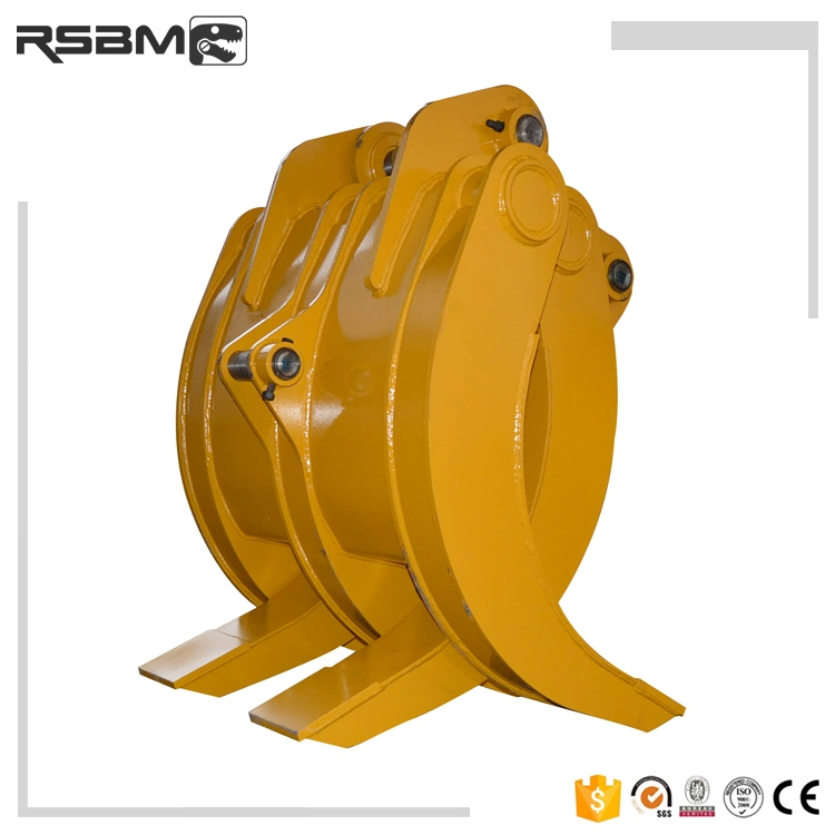 3*2 Tines Stone Grapple for 20ton Excavator