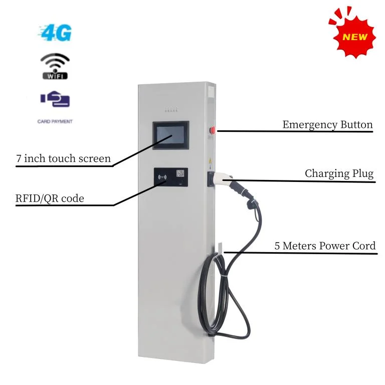 7-22kw AC Single Phase Charger EV on Board Commercial Charging Pile