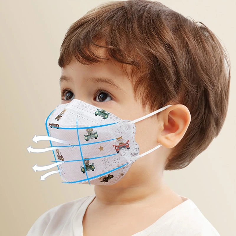 Korean 3D Kf94 KN95 Kids Face Mask Disposable Children Face Mask