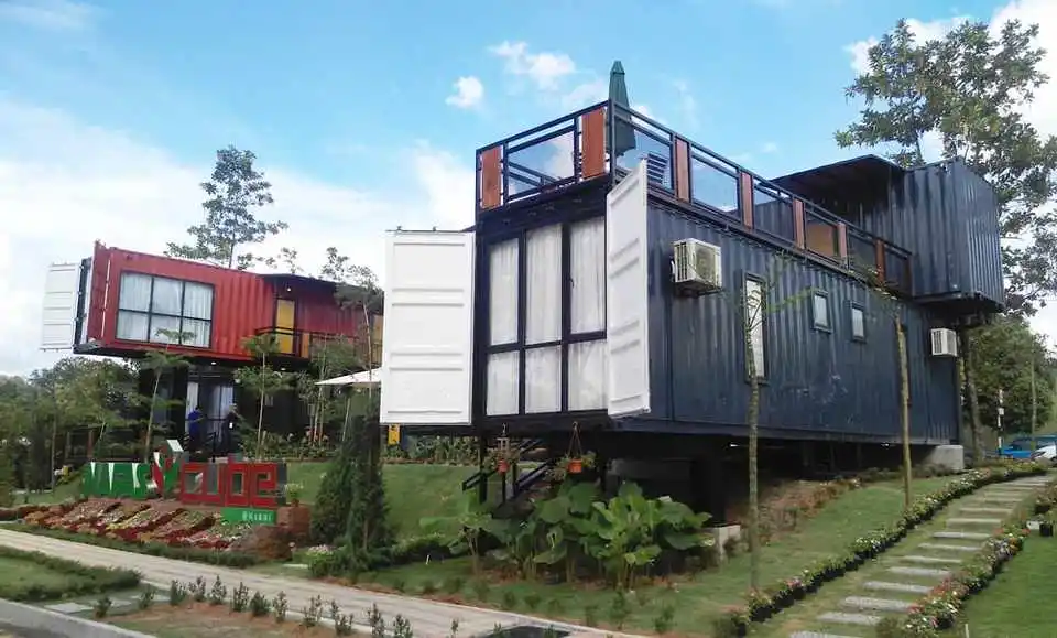 Extended 20FT/40FT Flat Pack Foldable 2/3 Bedroom Container House Modular Hotel