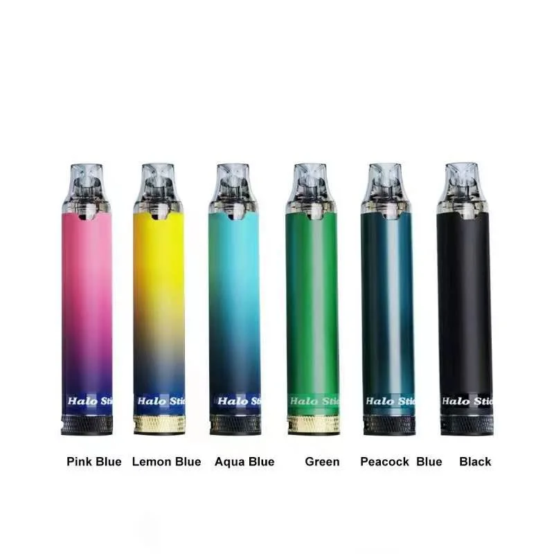 2022 más reciente Hotsale 2,5ml Pod Draw-activated Halo Stick Pod Kit Líquido eléctrico cigarrillo