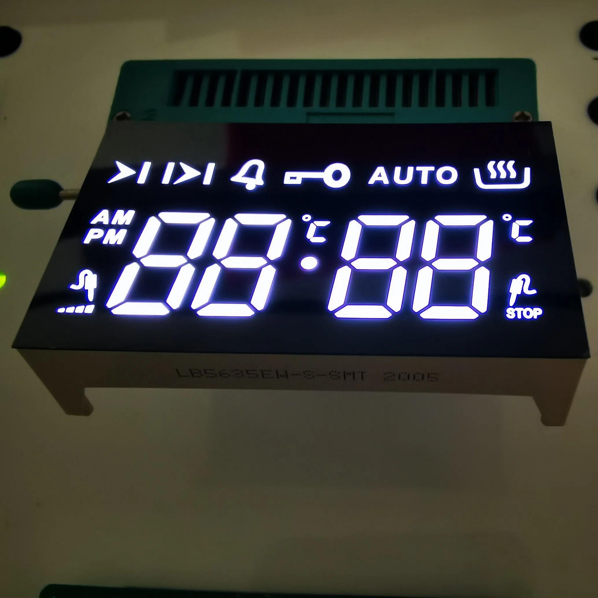 Ultra Bright White 4-Digit 7-Segment LED Display Common Cathode for Oven Timer