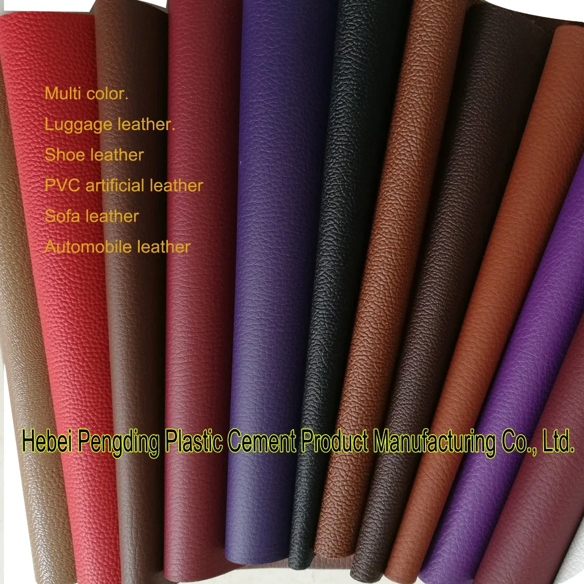 New Material Rolling Luggage and Bags PVC Leather