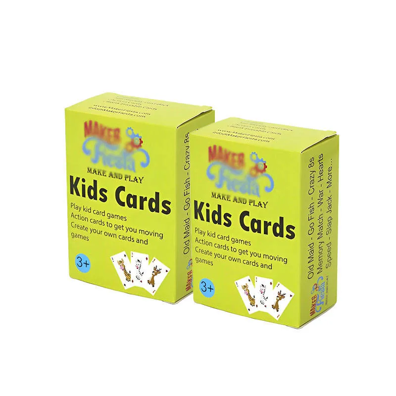 Children's Board Game Cards for Family Interactive Multiplayer Solitaire Game