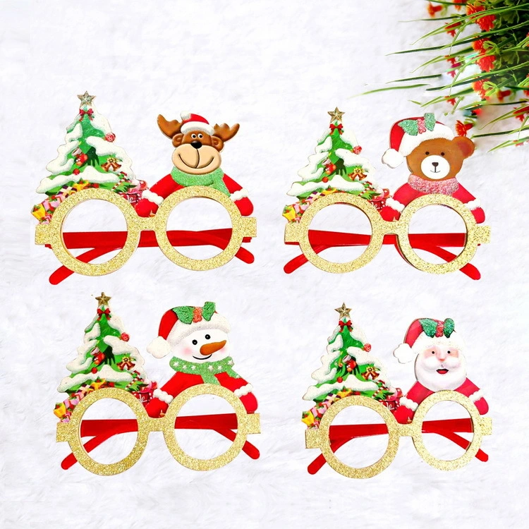 Christmas Party Decoration Accessories Creative Gift Dress up Glasses Frames