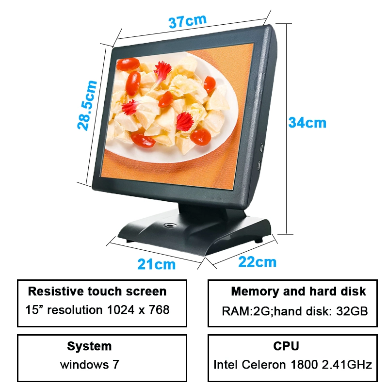 2021 Latest Design Touch Screen POS System for The Store and Supermarket Cashier POS Terminal