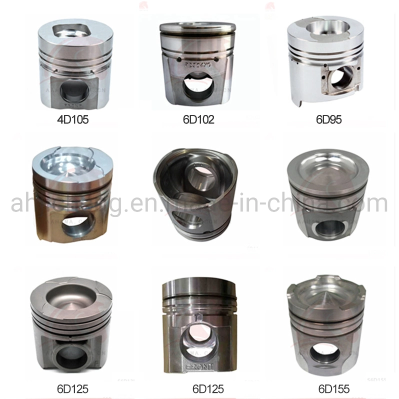 Excavator Diesel Engine Parts 6136-31-2112 4D105 Piston for Komatsu