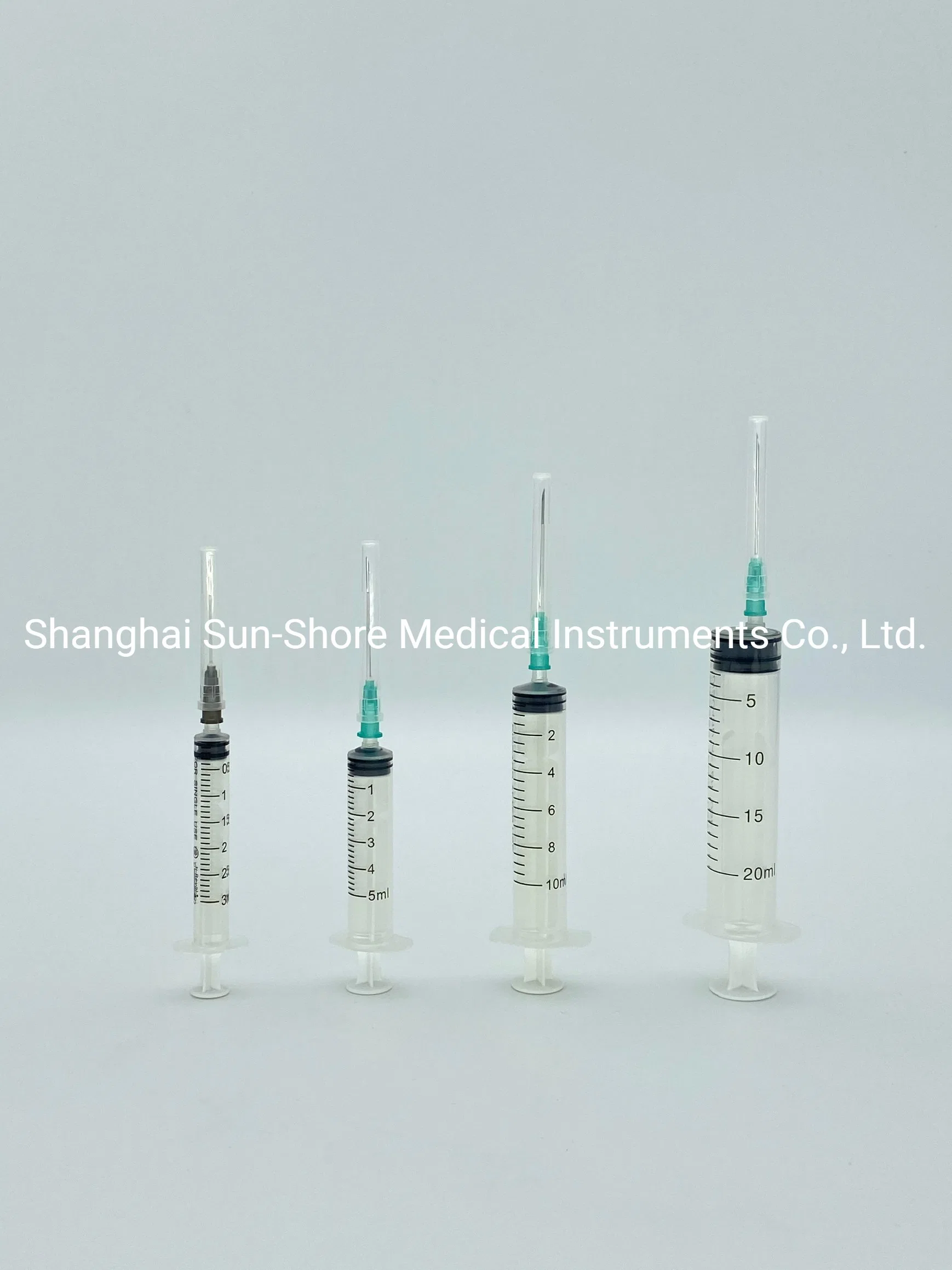 Disposable Syringe Luer Lock with Neddle or Without Needle