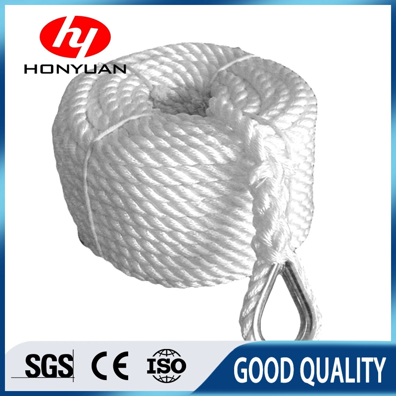 High Stretch Soft Elastic Round Twist Nylon Rope Double Braided Cord Rope