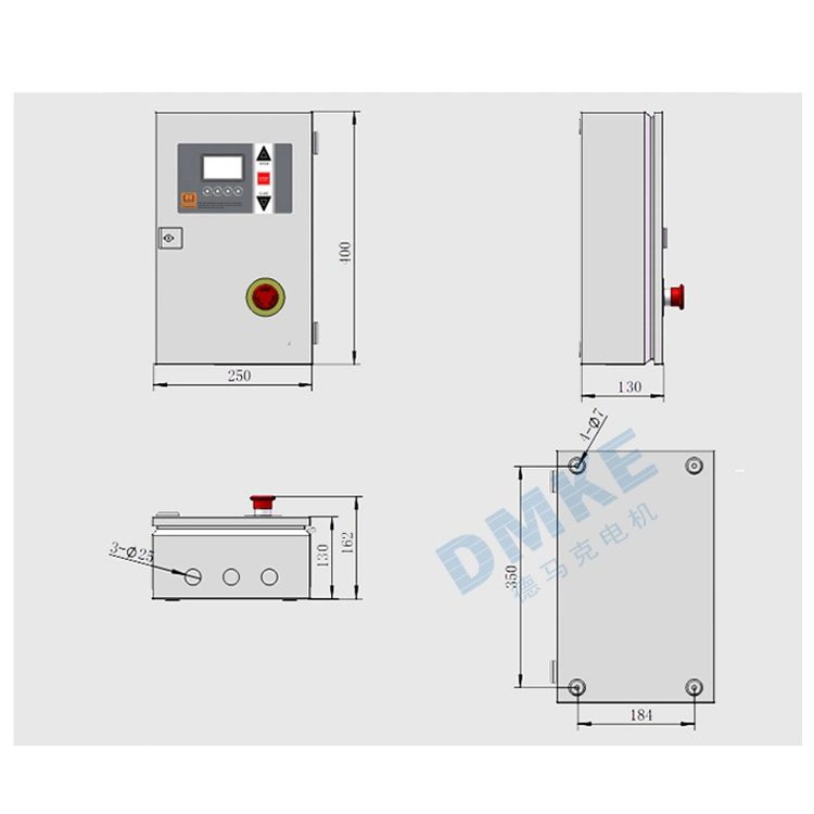 Dm400 750W 1,5kw 2,2kW 50kg 100kg 150kg Schneckengetriebe Rolling Shutter Motor für industrielle Rollup-Tür