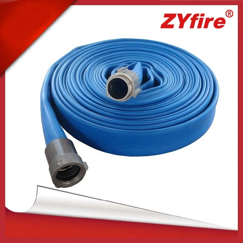 Zyfire Factory Fire Hose Lay Flexible Rubber Flat Hose with BS6391 Certification