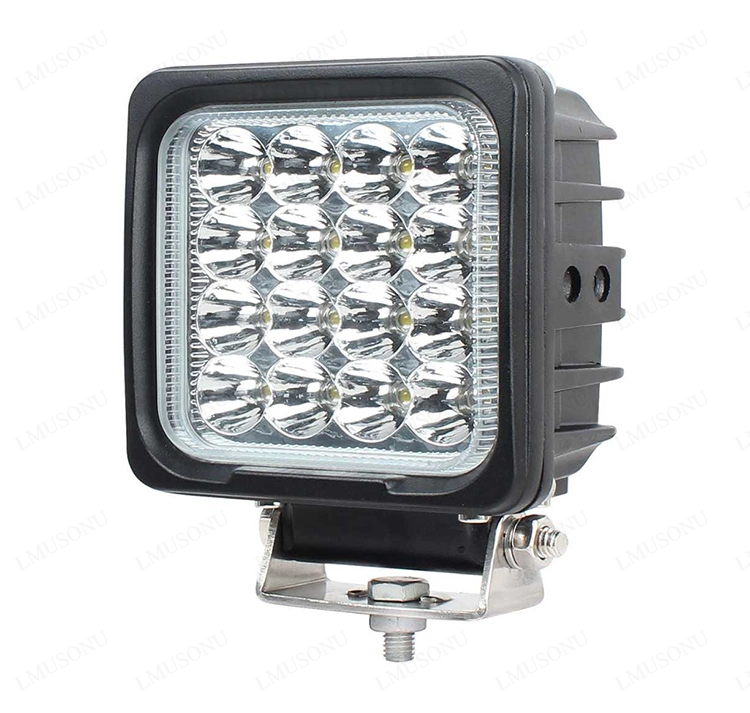 Car Light 48W 4" Square Heavy Duty LED Work Lamp