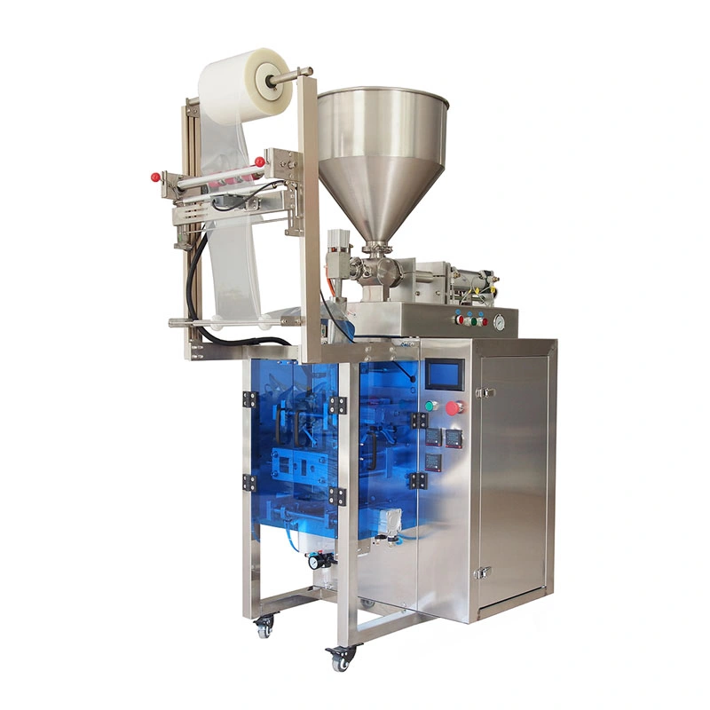 Commercial Tomatoes Honey Pastel 200ml 3 Sides or 4 Sides Sealing Sauce Packing Machine