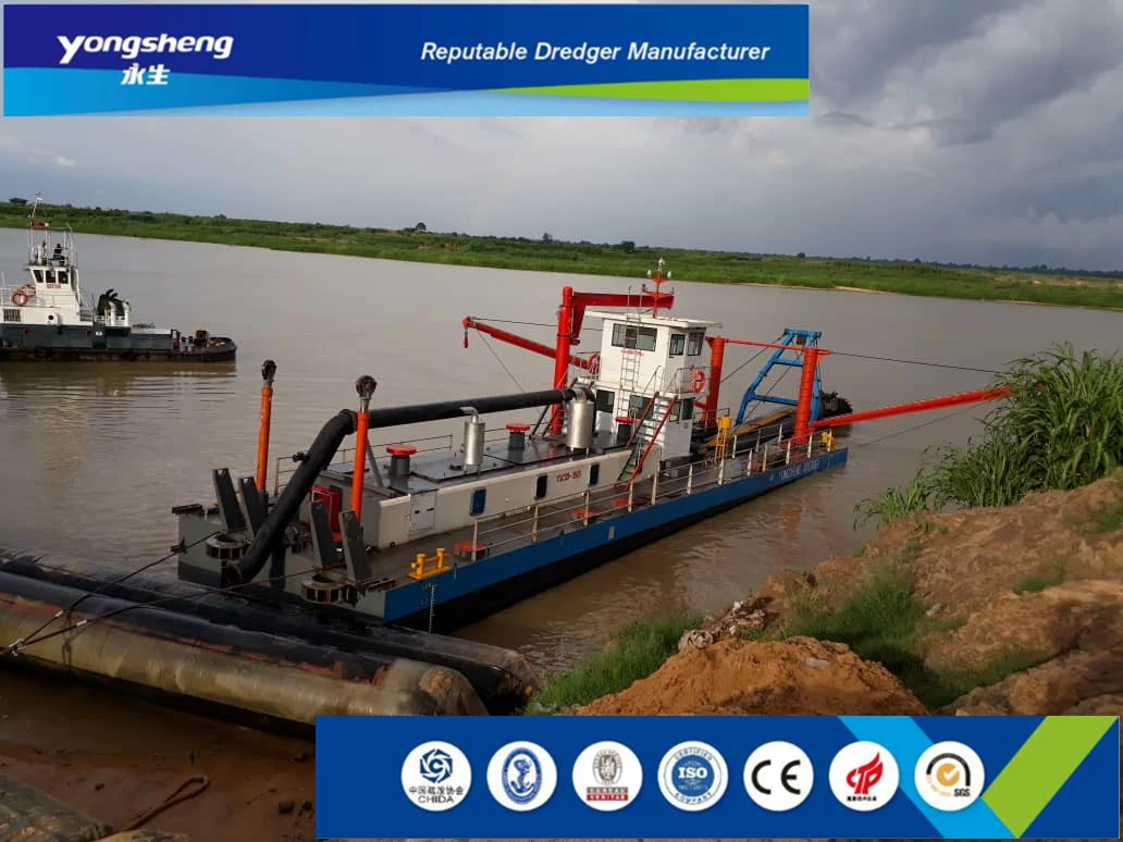 600-5000m3/H Hydraulic Cutter Suction Sand Dredger in River or Sea