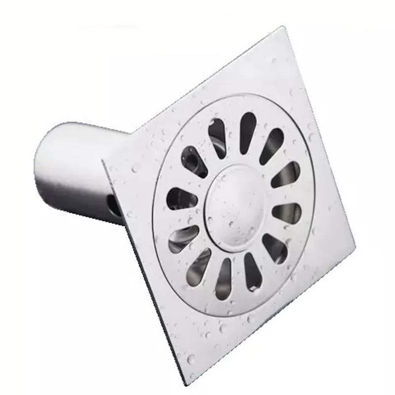 Bathroom Shower Floor Drain Pop-up Stainless Steel Floor Drain Plug SUS