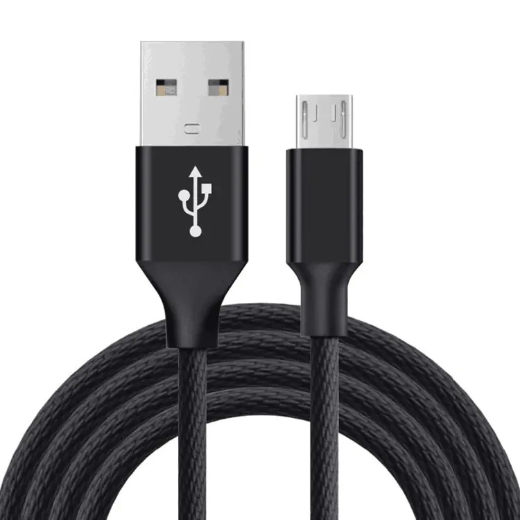 28AWG Micro trenzado El cable de datos de sincronización USB para teléfono móvil C Cable