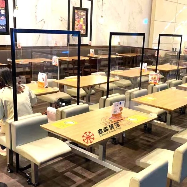 Restaurant Clear Wall Partition Clear Acrylic Moving Partition Wall Factory, Good Price