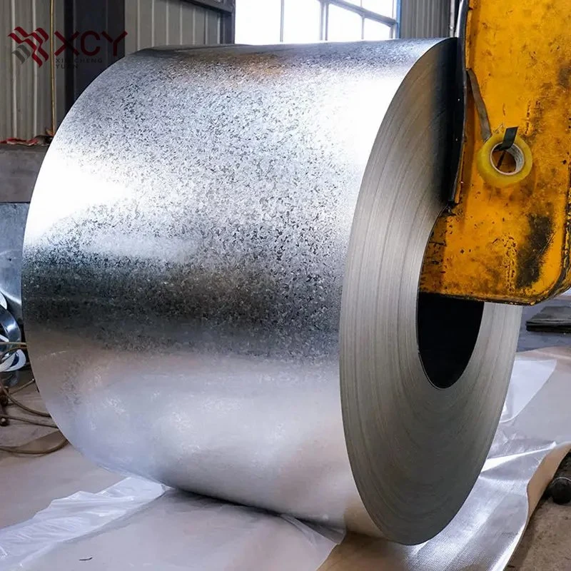 Ss400p 0.22mm 5mm Regular Spangles Gi Steel Coil En10346 Dx51d S280 Grade Al Zn Galvanized Steel Coil Stock Price