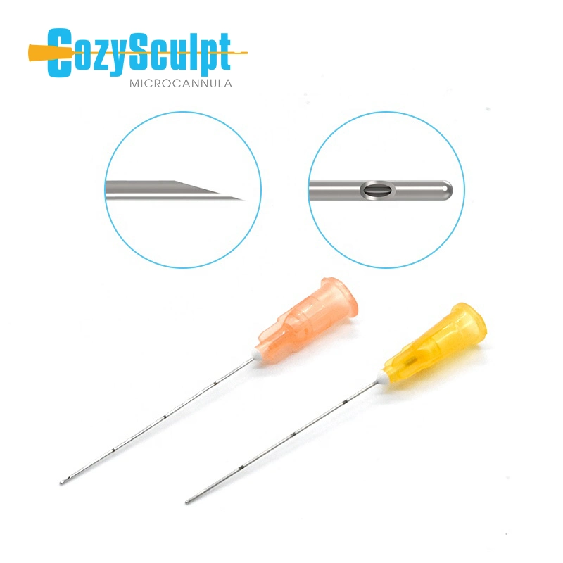 Czoysculpt Disposable Metal Needle 18g 22g 25g 38 50 mm Blunt Tip Microcannula for Lip Dermal Filler