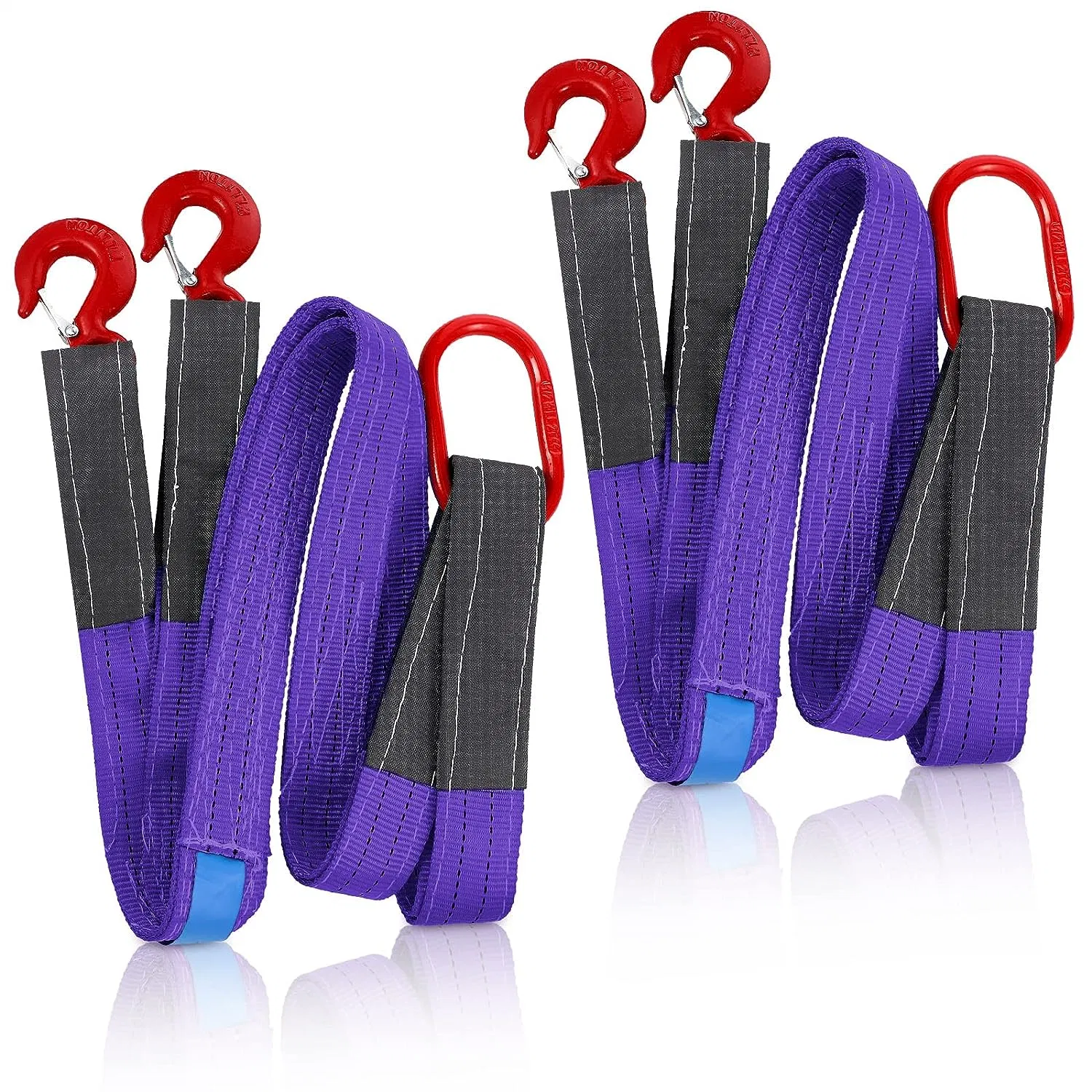 12 Tons Purple Flat Heavy Rigging Lifting Webbing Sling with CE Certificate