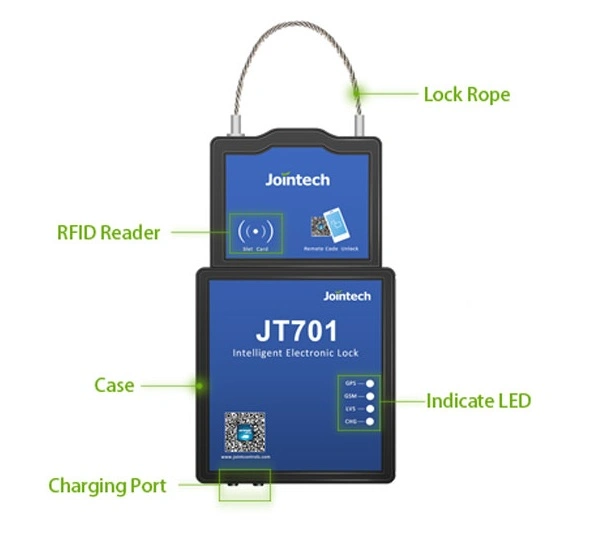 Container Lock GPS E-Seal GPS Tracking for Asset Tracking and Management Solution