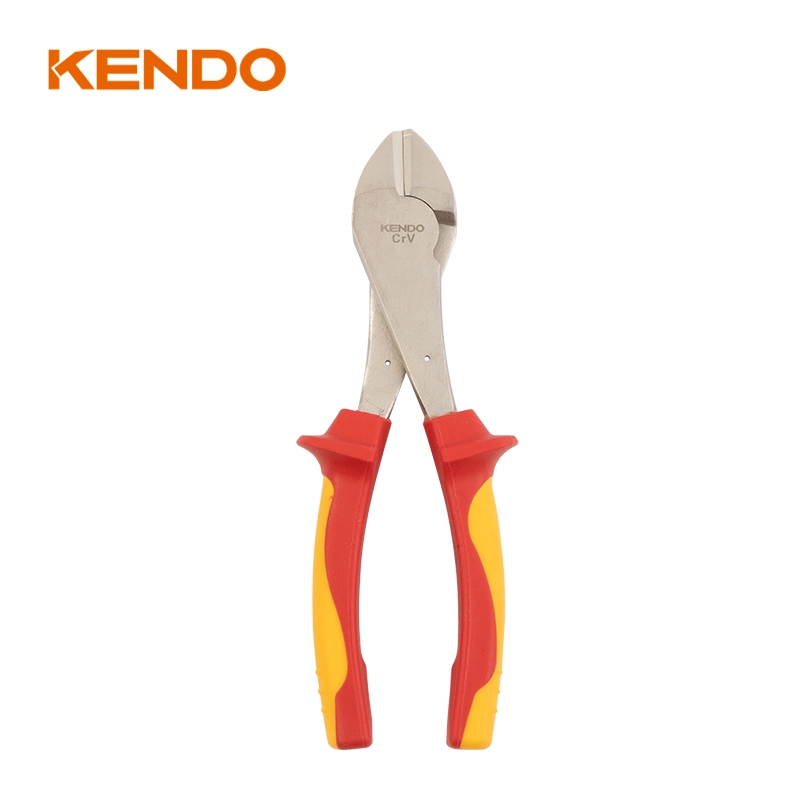 Kendo Heavy Duty VDE Side Cutting Pliers with Ergonomic Comfort-Grip Handle