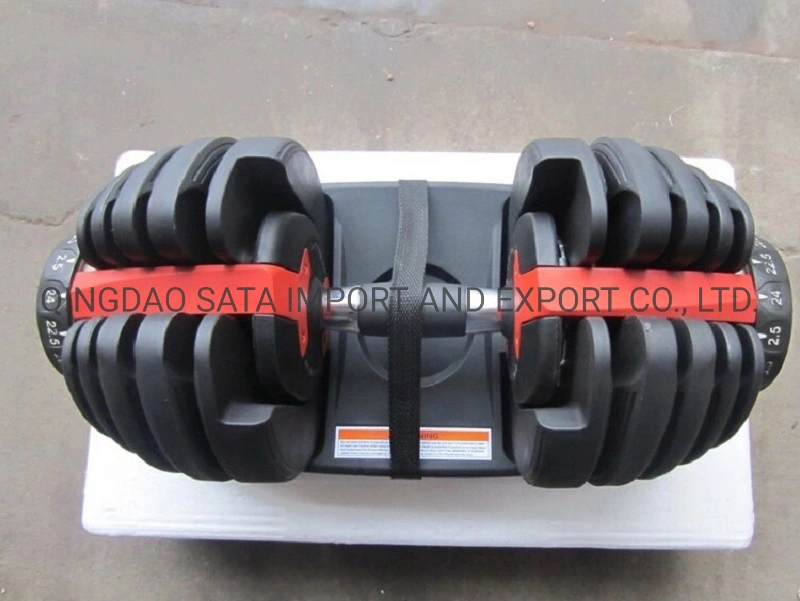 China Made Home Gym Equipment 40kg Adjustable Weight Dumbbell