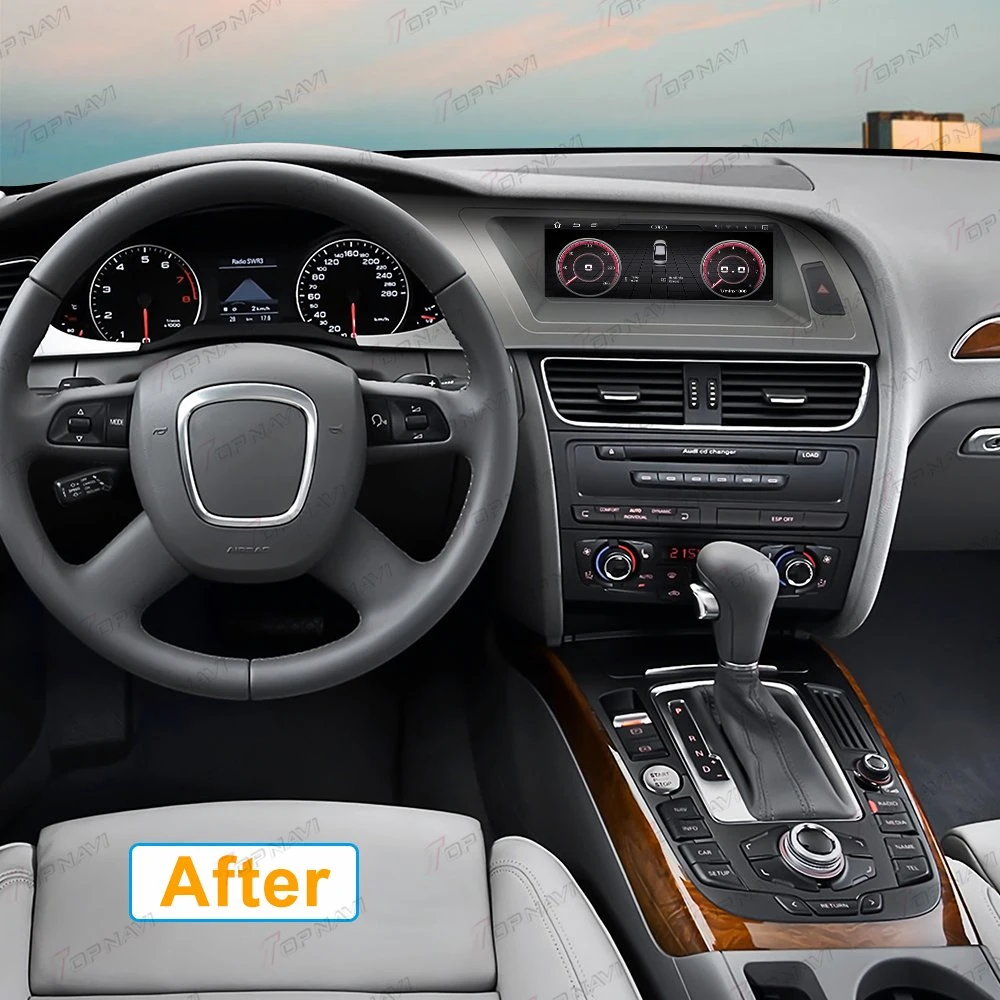 8.8 " pour Audi A4l 2009-2012 Android radio stéréo de voiture GPS Lecteur multimédia