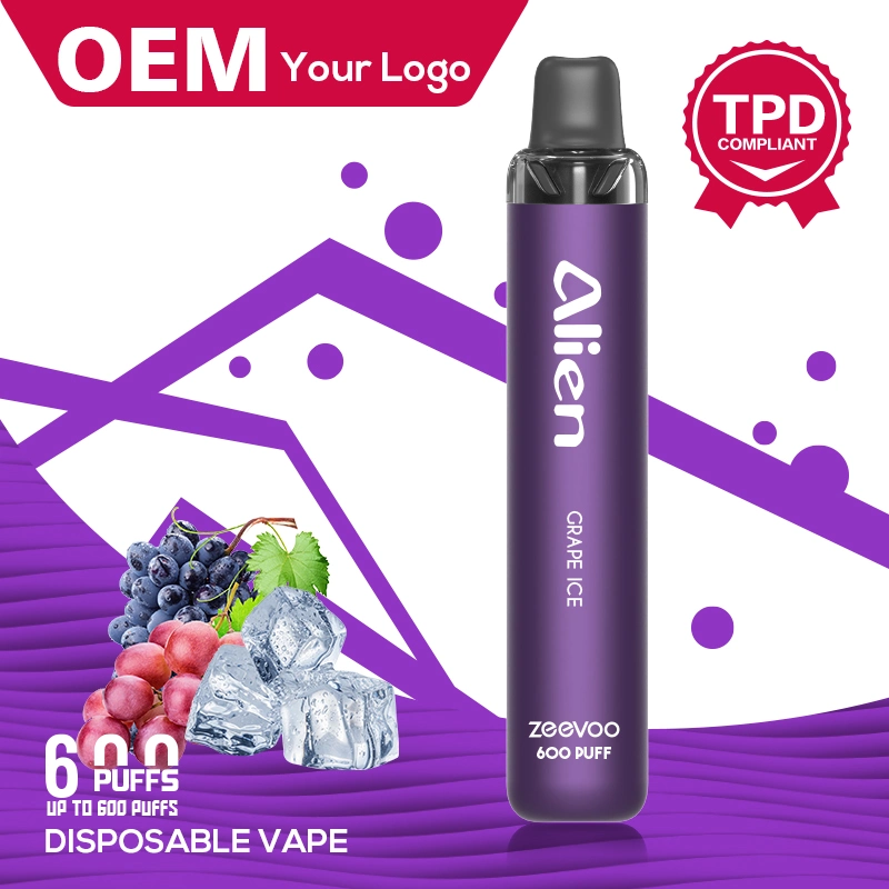 Precio de fábrica OEM 600 Puff Pod VAPE Bar vaporizador de cigarrillos