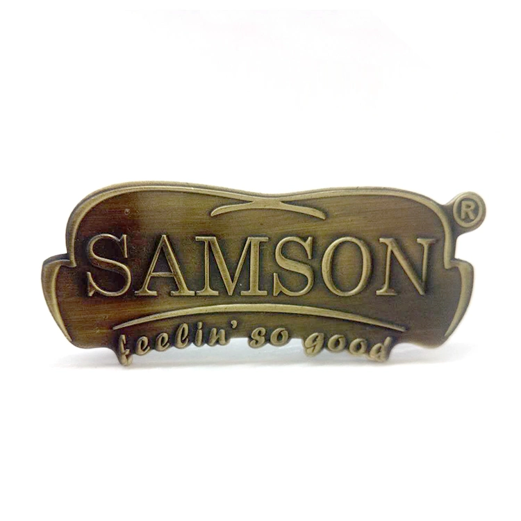 China Factory Wholesale Customized Electroplated Etching Copper Brass/Bronze/Golden/Nickel/Chrome Tag Label for Garment/House/Furniture/Animals