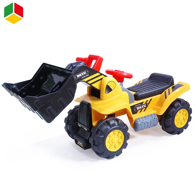 QS Education Kids Ride Car Toy Children's Electric Project Car Plastic Simulation Construction Truck Baby Ride Sit Charge Bulldozer Toys