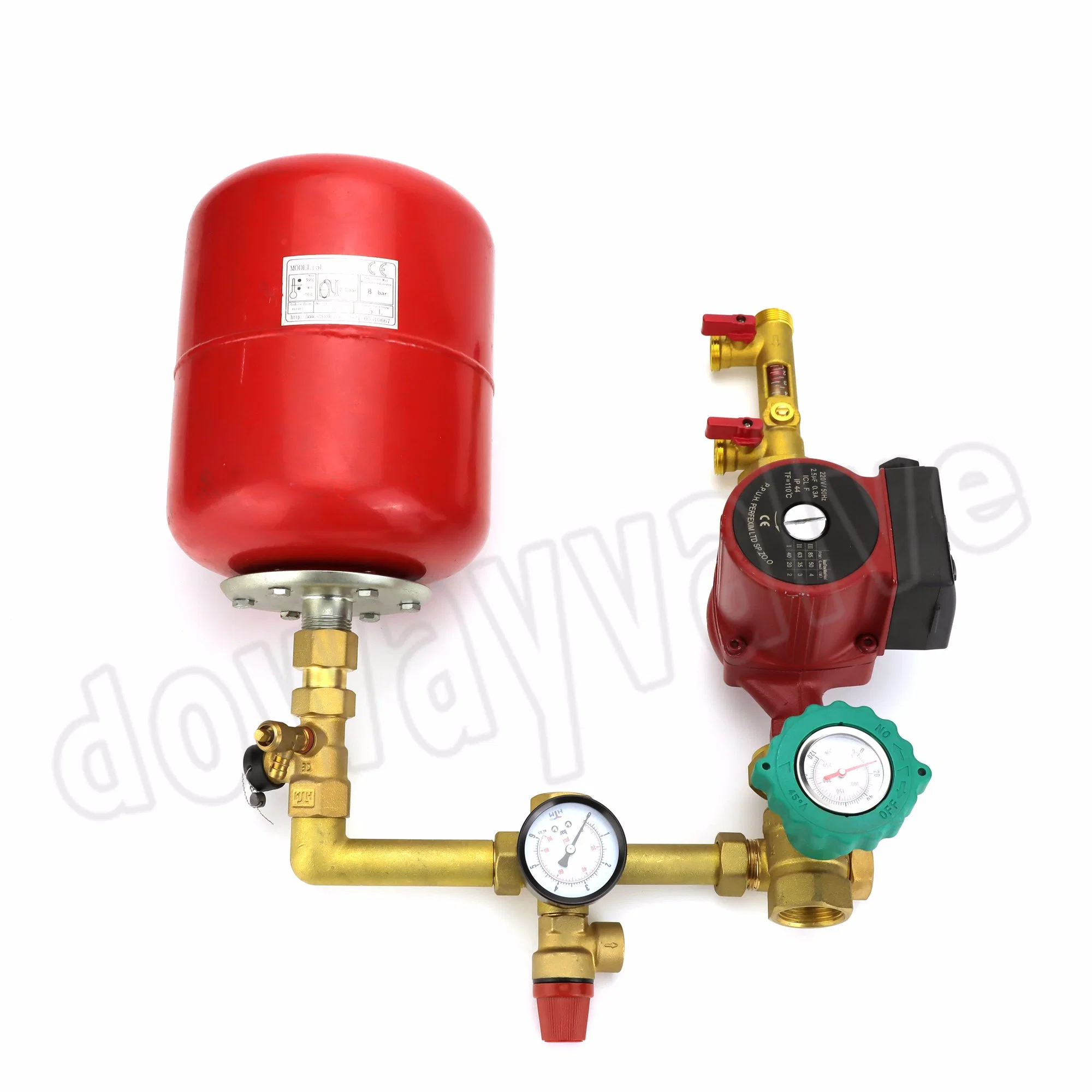 Central Heating Pump Group with Mixing Valve