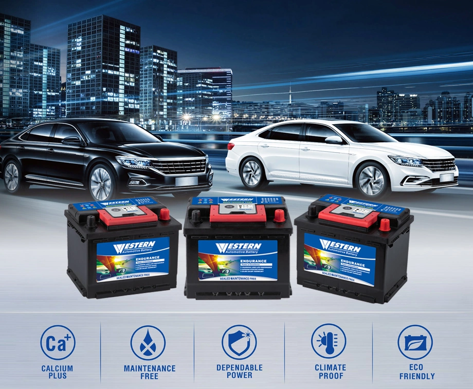 DIN60 Mf Maintenance-Free Automotive Car Battery SLA for Automobile Auto Truck Power Best Wholesale/Supplier Price 12V/60ah