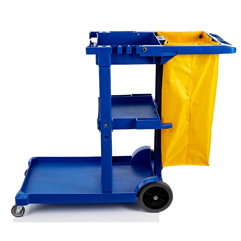 Multipurpose Cleaning Trolley Cart with Wringer Restaurant Janitorial Cart High quality/High cost performance  Service Cleaning Cart