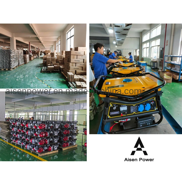 Aisen Power High quality/High cost performance  Industrial Backup Generation Fuel Less Gasoline Generator Automatic