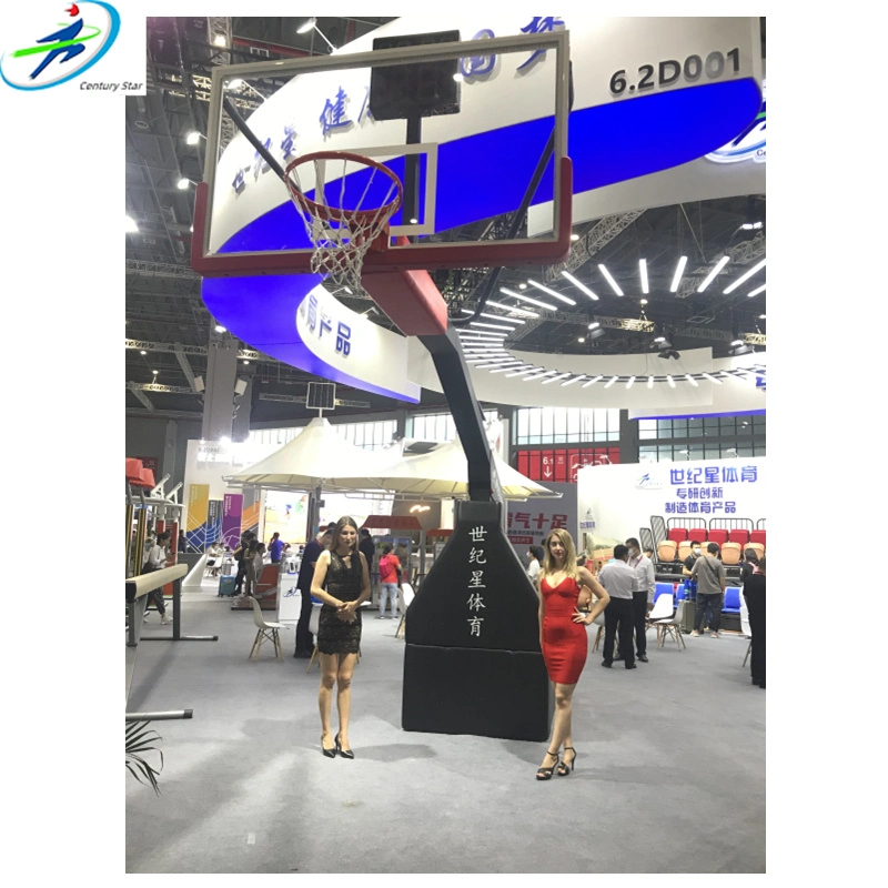 Outdoor 10FT Portable Height Adjustable Basketball Hoop System Stand with Base