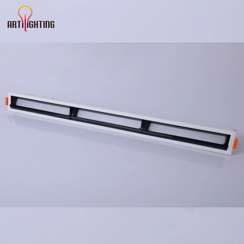 Wholesale/Supplier Embedded 10W 20W 30W Polarized LED Wall Washer Linear Light for Exhibition Museum Background Lighting