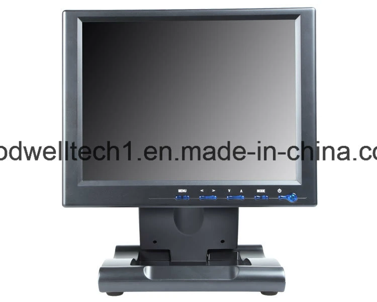 AV/VGA/entrada HDMI/DVI del monitor LCD de pantalla táctil VGA de 10,4"POS LCD TFT PC Monitor táctil