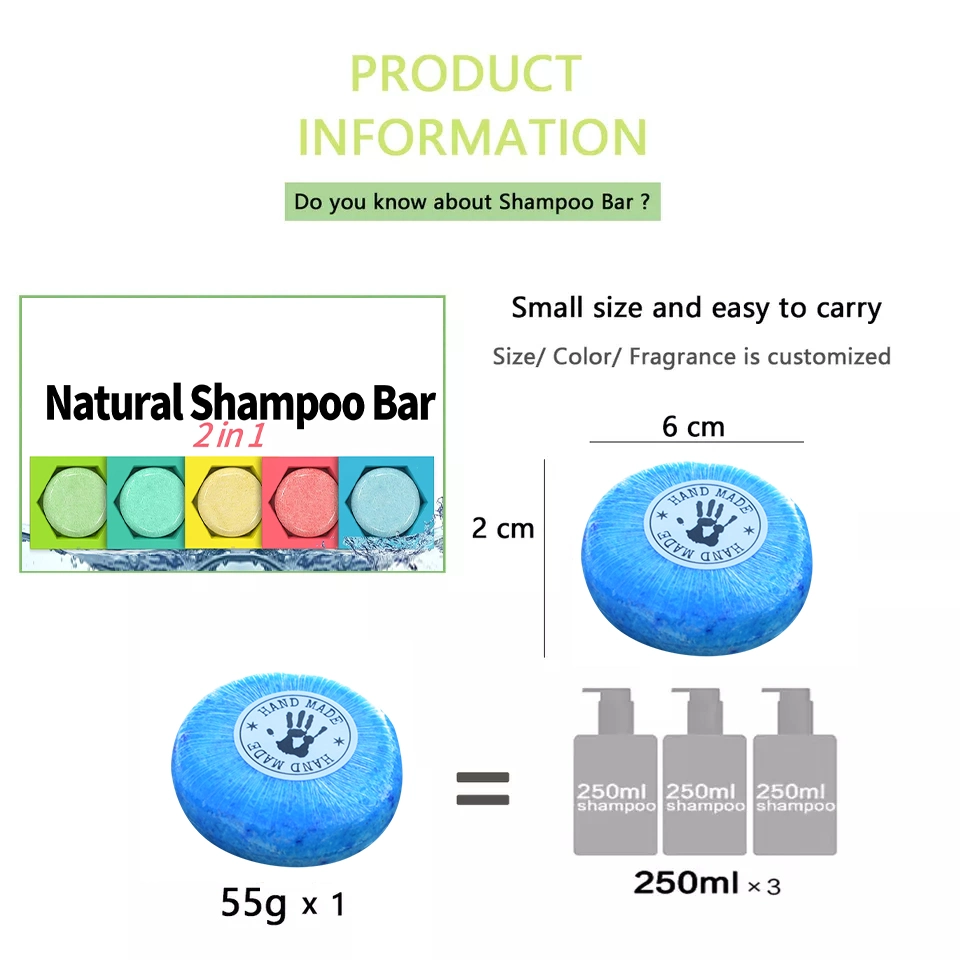 Private Label OEM Vegan Shampoo Bars Natural Organic Handmade Hair Care Cleaning Solid Organic Shampoo Soap Bar