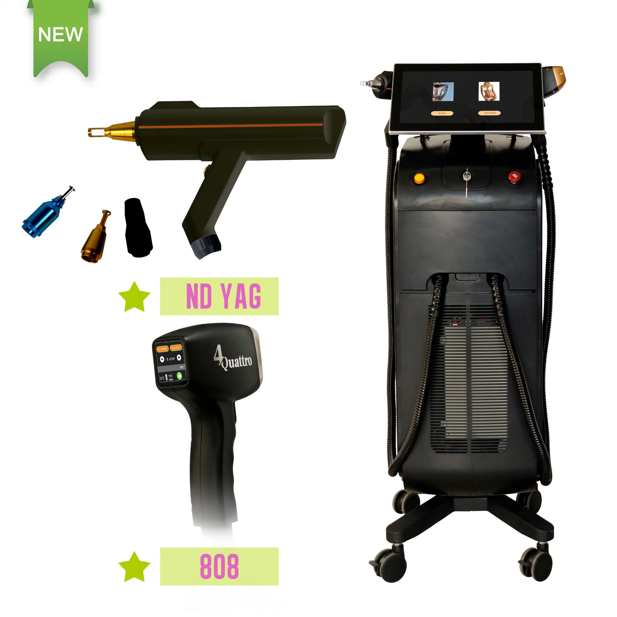 808nm Diode Laser Hair Removal Machine 2023 New 755nm 808nm 1064nm Diode Laser Ice Hair Removal Salon Beauty Equipment