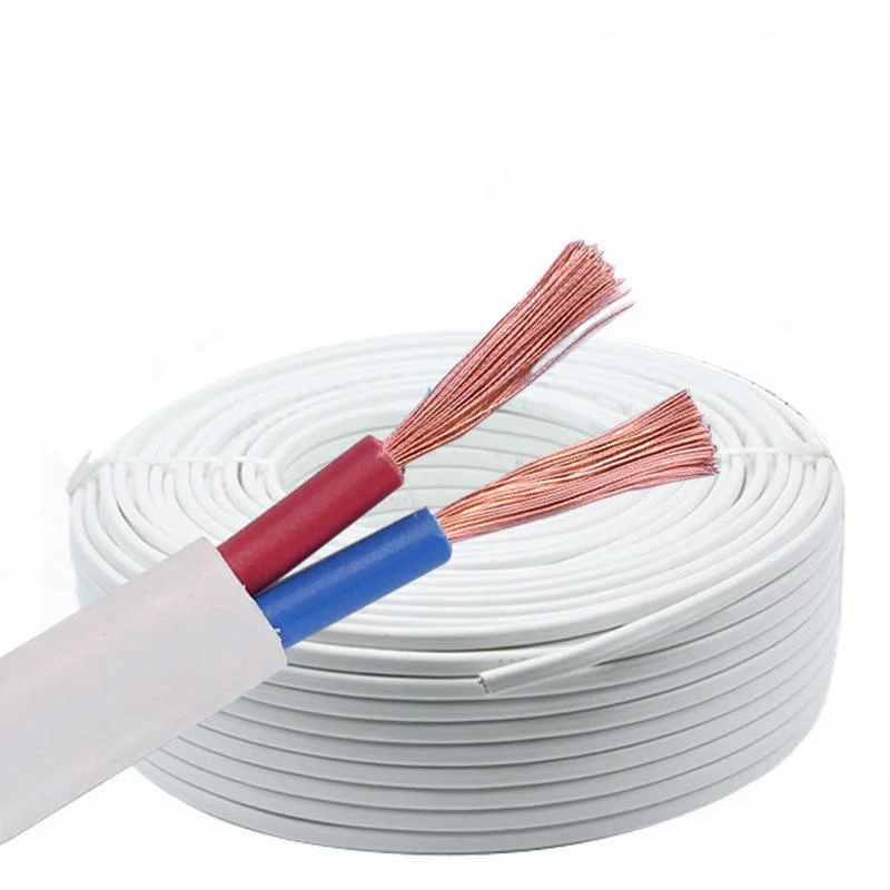 Hot Sale H05vvh2-F 2X0.75mm2 2X1.0mm CE VDE Certified Flexible Copper Stranded Flat PVC Cable