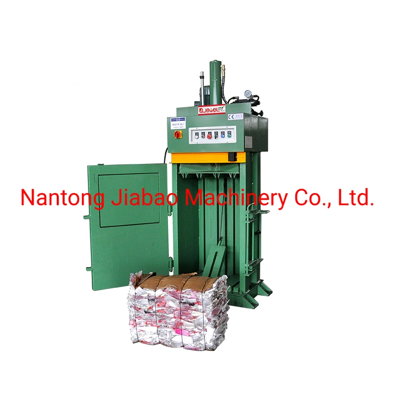 Small Portable Economical Vertical Hydraulic Baler Factory Price Waste Paper Press Cardboard Packing Machine for Recycling Plastic Film/Carton/Corrugated Box