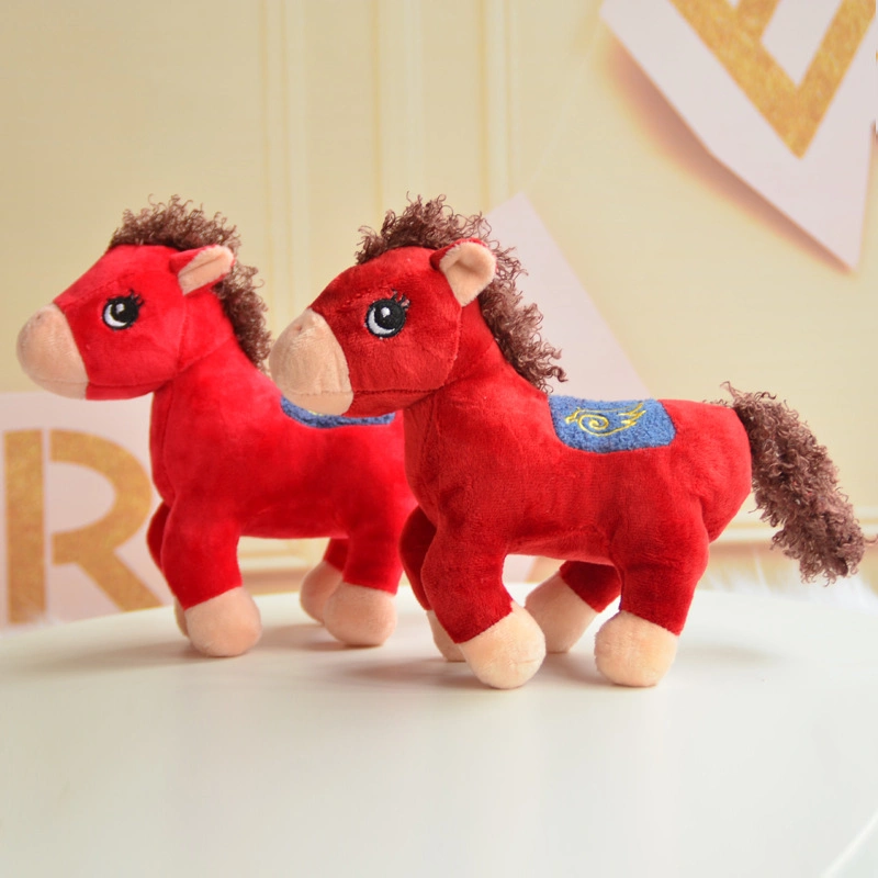 Red Horse Décoration Fashion Jouets Jouets en peluche meilleur cadeau