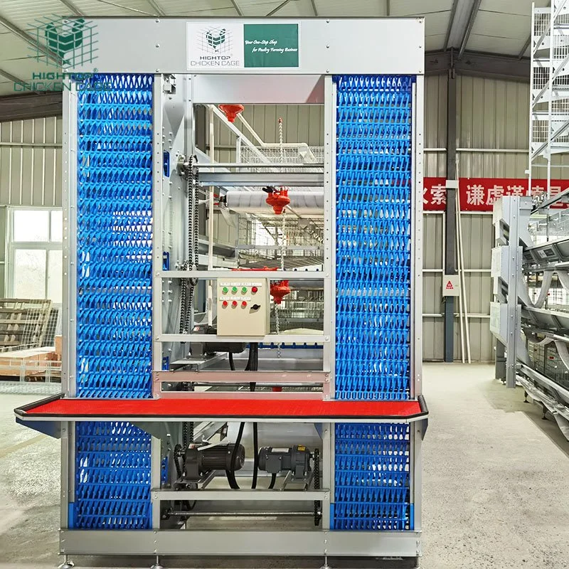 H Type Closed Poultry Farming House Complete Automatic Battery Chicken Cage System for Egg Layers